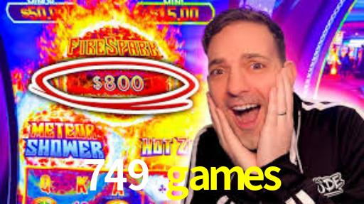 Interface do App 749 games